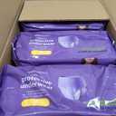 3 x Amazon Basics Postpartum Incontinence Underwear for Women, Maximum Absorbency with Bladder Leak Protection, Fresh Protection, Disposable, Large, Lavender, 18 Count