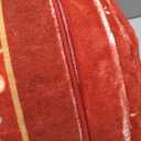 Wonnitar Christmas 8x10 Area Rugs for Living Room, Low Pile Soft Large Bedroom Rug, Non-Slip Washable Red Floral Snowflake Holiday Decor Floor Carpet for Dining Room(Christmas Red,8'x10')