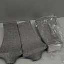 Kigley 3 Pcs Linen Jewelry Display Bust Necklace Display Stand Necklace Mannequin Holder for Jewelry Selling Trade Shows (11.42 x 6.89 Inch, Gray)