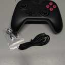 EasySMX X05 2.4g Wireless Gaming Controller for PC/Steam/iPhone/Android/Switch - Bluetooth Controller Gamepad with Hall Effect, RGB Lights and Turbo, Anti-Drift Controller (black)