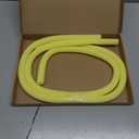 PATIKIL 2 Pcs Pipe Insulation Foam Tube, Heat Preservation Foam Pipe Tubing Covers 3/8" (10mm) ID x 3.3FT x 13/16" OD for Handle Heat Water Pipe Freeze Protection, Yellow