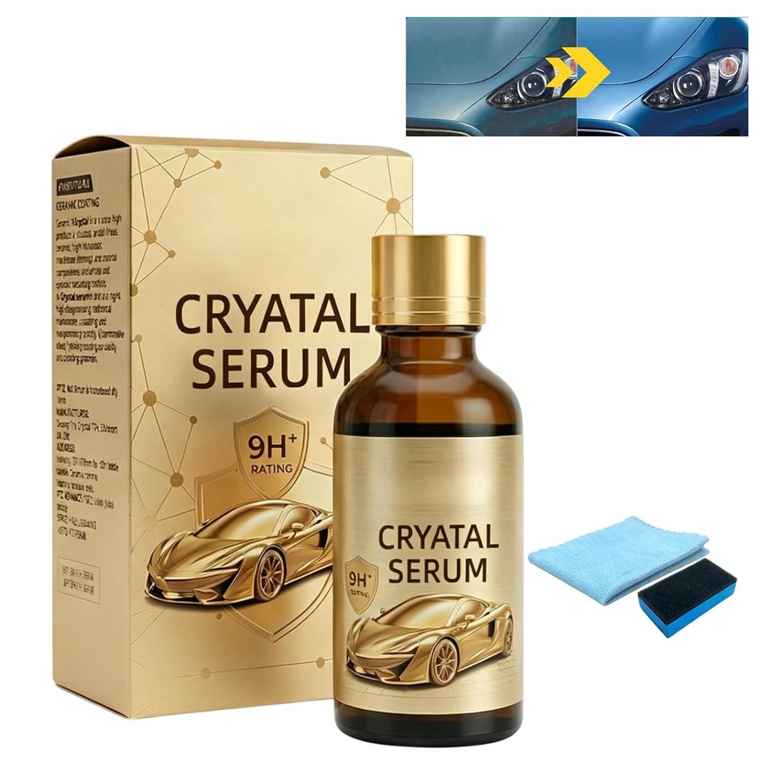 2 x Cryatal Serum,Cristal Serum,Crystal Serum for Cars,Advanced Graphene Ceramic Coating for Cars，Used for Car Detail Protection and Lighting, Paint, Scratch Resistance, and Wheel Coating Repair. (1)
