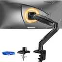 ErGear 13 to 49 inches Single Monitor Mount for Ultrawide Screens,Holds 26.5lbs,Heavy Duty Single Monitor Arm,Single Monitor Stand with Swivel,Tilt,Rotation for Home and Office,VESA 75/100mm