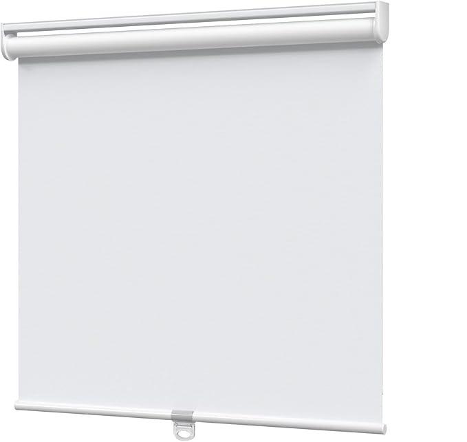 MYshade Blackout Cordless Roller Shades, Room Darkening Free-Stop Roll Up Blinds for Windows, Pull Down Blocking Blind for Home and Office, Easy to Install, 24" W X 72" H, White