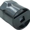 2-7/8-Inch 8 Point Wheel Bearing Locknut Socket, 3/4-Inch Drive, for Axle Nut Socket, Remove and Install Wheel Bearing Nuts, Carbon Steel, Powder-Coated (2-7/8" 8PT, 3/4" Drive)