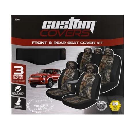 CUSTOM COVERS FRONT & REAR SEAT COVER KIT