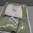 meadow park Embroidered Quilt Set Queen Size - 3 Pieces, Washed Lightweight Coverlet with Scallop Edges, Reversible Bed Cover All Season Quilts-Sage Green