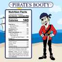 Pirate's Booty Aged White Cheddar Cheese Puffs, Gluten-Free, Kids Snacks, 1oz (12ct) (EXP 11/18/26)