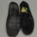 VILOCY Men's Slip on Deck Shoes Casual Canvas Loafers Beach Boat Shoes Zero Drop Vintage Flat, Size 46