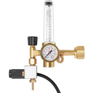 VIVOSUN Hydroponics CO2 Regulator Emitter System with Solenoid Valve Flowmeter for Grow Room Grow Tent Garden