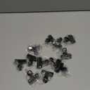 Chip Bag Clips, 12Pcs Stainless Steel Chip Clips for Food Packages, Metal Kitchen Clip for Snack Bags, Food Storage and Office Home Kitchen, Black (Small)