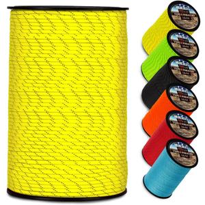 HERCULES Type III Paracord 550 Paracord Rope Parachute Cord, 100' Reflective for Camping Cord, Survival Rope (7 Strand - 4mm - 100 Feet)