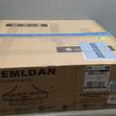 20" Double Layer Crystal Caged Ceiling Fan Light Modern Chandelier Smart Fandelier for Dining Living Room Bedroom FCC Remote/APP Control Italian Design (Crystal, 20IN)