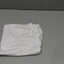 DHSO High Waisted Biker Shorts for Women-5" Tummy Control Fitness Athletic Workout Running Yoga Gym Shorts (Large-X-Large, White)