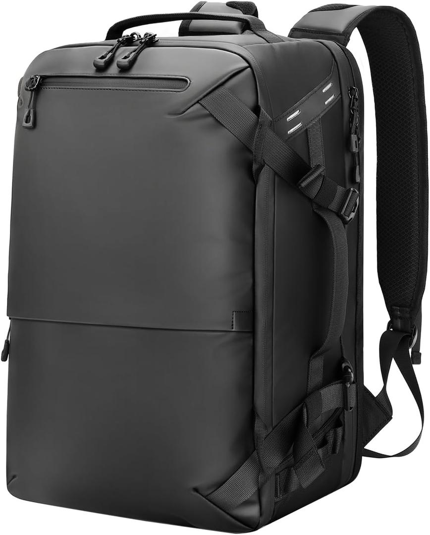 SWICKY Travel Backpack for Men, 40L Carry on Luggage Laptop Backpack Bag Airline Approved, Water-Resistant Business Commuter Backpack Fits 17.3 Inch Laptop