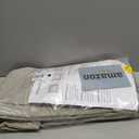 Joydeco Blackout Curtains for Bedroom - 108 Inch Linen Drapes 2 Panels Set, Thermal Insulated Room Darkening Curtains, Linen Textured for Living Room, Rod Pocket & Back Tabs (Beige)