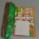 BeYumi Paper Strip Pumpkin Craft - 48Pcs Halloween Pumpkin Craft Kit DIY Fall Thanksgiving Gratitude Pumpkin Thankful Craft Autumn Holiday Religious Decor Home School Classroom Fun Activities for Kids