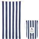 Dock & Bay Beach Towel - Quick Dry, Sand Free - Compact, Lightweight - 100% Recycled - Includes Bag - Cabana - Whitsunday Blue, Extra Large (200x90cm, 78x35)