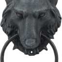 Pacific Giftware 8.5 Inch Evil Wolf Gargoyle Resin Door Knocker Statue Figurine