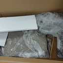 COLAMY Wooden Dining Chairs Set of 1, Modern Fabric Upholstered Kitchen Chairs, Farmhouse Dining Room Chair with Foot Pegs, Camel