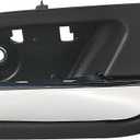 APPERFiT Interior Door Handle for Rear Passenger Side 22855636 Compatible with 2007-2014 Chevy Chevrolet Silverado 1500 2500 3500 Avalanche Suburban Tahoe, GMC Sierra Yukon Truck Door Parts (Black)