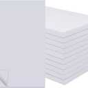 zmybcpack 10 Pack Memo Pads 5.5x8.5 Inch, White Note Pads -Scratch Pads - Writing pads, 100 Sheets Each Pad