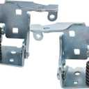 Front Driver and Passenger Side Lower Door Hinge Pair Set for 2007-2014 Chevy Silverado Suburban Tahoe, GMC Sierra Yukon Replaces OE#s 20969645 20969646