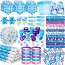 DMIGHT 130 Pcs Frozen Party Favors Birthday Supplies for Girls Kids, Gift Bags Frozen Filler Goodie Bag Stuffers Frozen Birthday Party Supplies