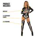 Morph Costumes Skeleton Bodysuit - Women's Halloween Costume (Medium)