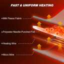 Heating Pad for Pain & Cramps Relief, Gifts for Mom,12"x24" Cordless Electric Heat Pad with Adjustable Straps, 15000mAh Battery Powered, 3 Heat Levels, Auto Shut Off, for Back, Shoulder, Leg