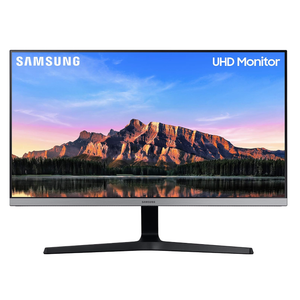 Samsung 28 inch (70.8 cm) 4K UHD Monitor with Bezel Less Design and IPS Display Panel (Dark Blue Gray) - LU28R550UQWXXL