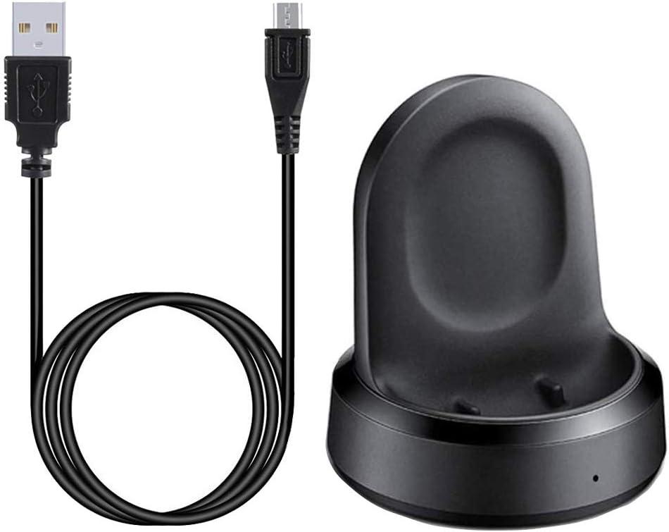 Charger for Samsung Galaxy Watch 1 42mm/46mm, Replacement Charging Dock Cradle for Galaxy SM-R800/R810/R815 Smart Watch (Black)