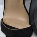 COASIS Women's Chunky Block Heels Open Toe Ankle Strap 3.5 Inch Heeled Sandals, Size 8.5