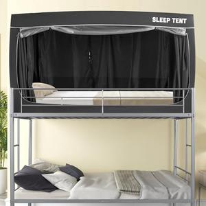YAVIL Bed Tent Dream Tents Bunk Bed Canopy Indoor Sleep Privacy Bed Tents Spread Blackout Canopy Breathable Bunk Twin Size for Kids and Adult Patent (Mattress Not Included)