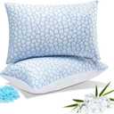 SheRest Cooling Pillow Set of 2 King, Memory Foam Pillows for Hot Sleepers