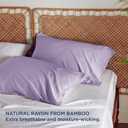 Bedsure Pillow Cases Standard Size, Cooling Pillow Cases, Rayon Derived from Bamboo Pink Pillowcases Standard Set of 2, Breathable & Soft Bedding Pillow Covers with Envelope Closure, 20x26 Inches