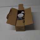 TUYU Electric Spin Scrubber, Full-Body IPX7 Waterproof Bathroom Scrubber with Power LCD Display, Adjustable Extension Handle, Cordless Shower Cleaner Brush for Bathtub Kitchen Wall Cleaning (Black)