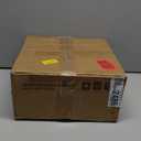 Small Foot Stool, Round Faux Leather Pouf Ottoman Foot Rest, Footstool Ottomans with Rubber Legs Under Desk, 13''L x 13''W x 10.2''H, Footrest for Couch, Living Room, Bedroom, Hallway, Brown