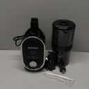 SUSTEAS Cold Press Juicer, 300W, 5.3" Large Feed Chute, 1.5L Capacity, Automatic Feeding, High Yield, Easy to Clean, Ideal for Whole Fruits & Vegetables, Black