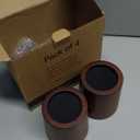 KOIKEY Furniture Raisers Bed Risers - 4 Inch Wooden Circle Heavy Duty Furniture Height Extenders Lifts for Sofa Couch Desk Chair Table Base Raising Space, Convenient Store and Cleaning, Pack of 4