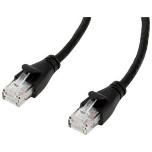 Amazon Basics RJ45 Cat-6 Ethernet Network Cable for Fast Gaming, 1Gbps Transfer Speed, Gigabit Ethernet, Gold-Plated Connectors, Router Modem Switch, 25 ft/7.6m, Black