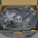 6L Humidifiers for Bedroom Large Room Home,Cool and Warm Humidifier for Baby and Plants Mist Top Fill Desk Humidifiers Essential Oil Diffuser, Quiet with Adjustable Mist,360°NozzleGrey