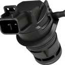 Windshield Washer Pump 85330-60190 85330-AE010, Windshield Wiper Washer Fluid Pump Sprayer Front Rear Replacement 85330-60180 85330-21010 with Grommet Compatible with Toyota Lexus Mazda Honda