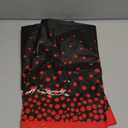 2 Pack Black and Red Tablecloth Party Decorations Plastic Black Tablecloth Printed Red Table Runner 54 x108 Inch Disposable Rectangle Table Cover for Birthday Wedding Graduation Anniversary