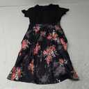 YATHON Women's Vintage Floral Flared A-Line Swing Casual Party Dresses with Pockets M