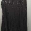 Meilun Short Sleeve Sequin Dress for Women Formal Evening Gowns Sparkly V Neck 1920s Long Dress Size XL
