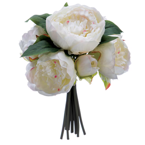 Artificial Flowers Peony Bouquet Silk Home Decor Wedding Decoration 2 Pack