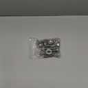 1/2-13 x 2-1/2" Stainless Steel Carriage Bolts with Hex Nuts and Flat Washers 304 Stainless Steel 18-8 Square Neck Bolts and Nuts Washers, Full Thread, Coarse Thread, 6 Sets