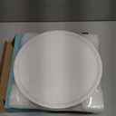 TALOYA Smart Ceiling Light Flush Mount LED WiFi,Compatible with Alexa Google Home,Dimmable Low Profile Ambient Light Fixture for Bedroom Living Room Hallway Kitchen Nursery,12 Inch,RGB (White)