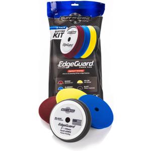 Buff and Shine - EdgeGuard Foam Buffing Kit - Multicolor - 6" - Pack of 4